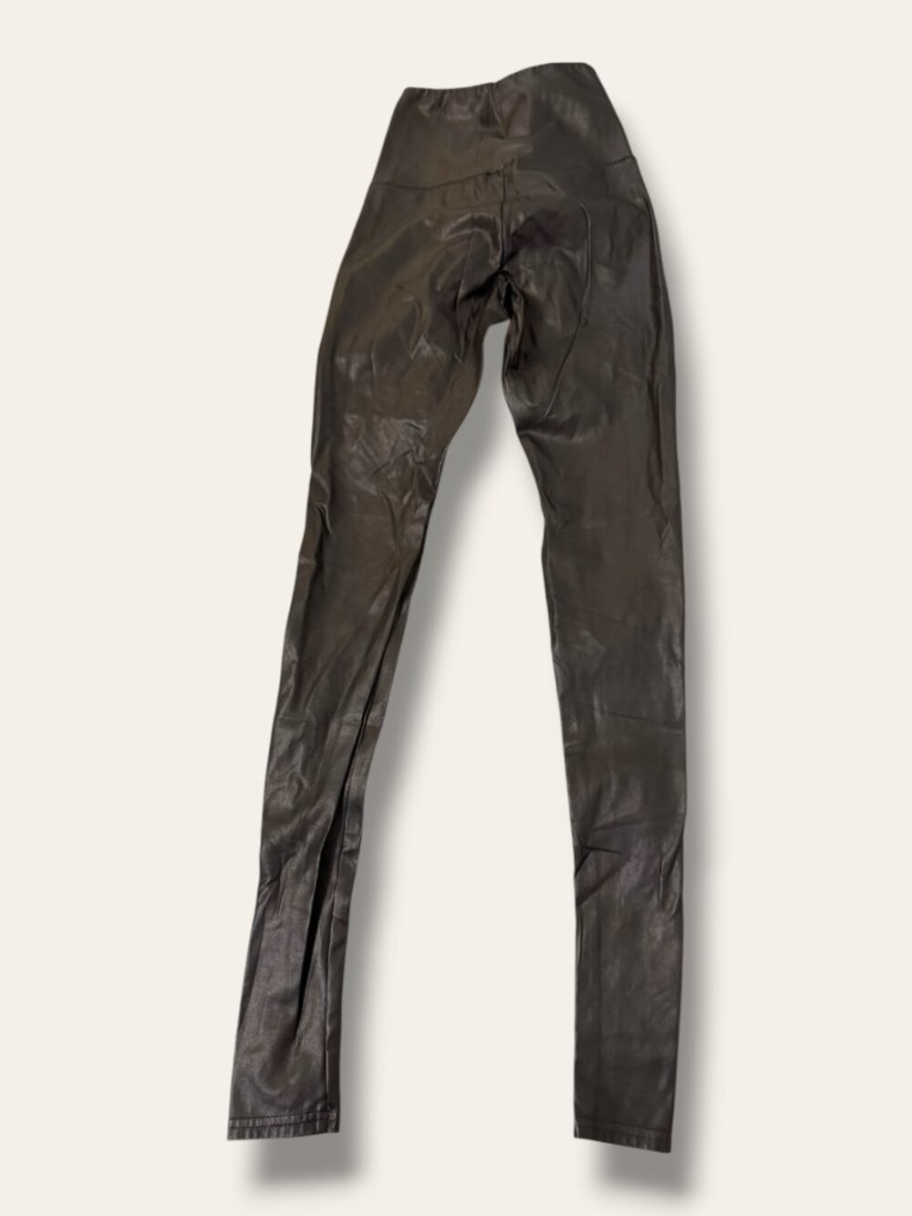 Wilfred Free Leggings Womens XS Leather High Waist Skinny Black PullOn Stretchy